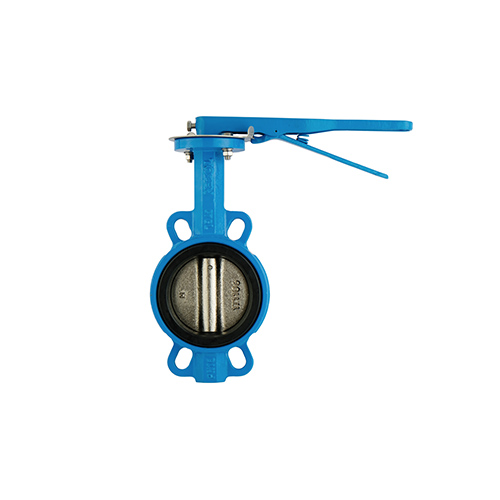 บัตเตอร์ฟรายวาล์ว Butterfly valve Wafer type SUS304 c/w Lever Operator