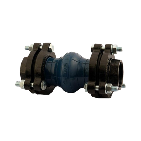 ข้อต่ออ่อนยางลอนเดียวแบบเกลียว Tozenflex screw type