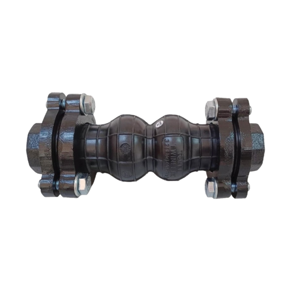 ข้อต่ออ่อนยางลอนคู่แบบเกลียว Twinflex-S20