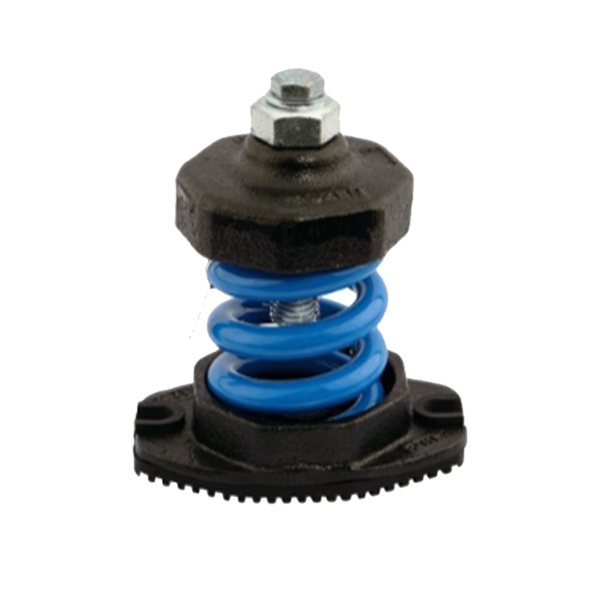 สปริงตั้งพื้นรุ่น Tozen Floor Mounting Single Spring Isolator PTM-A 25mmL  Deflection