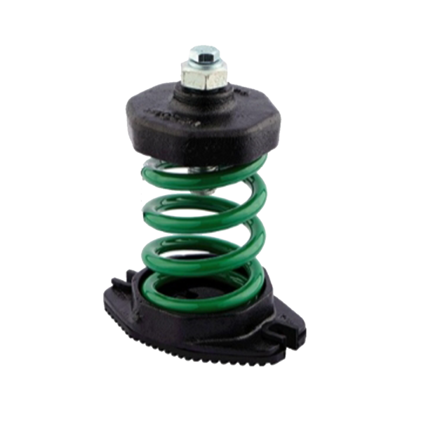 สปริงตั้งพื้นรุ่น Tozen Floor Mounting Single Spring Isolator PTM-A2 50mmL  Deflection