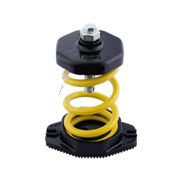 สปริงตั้งพื้นรุ่น Tozen Floor Mounting Single Spring Isolator PTM-A3 75mmL  Deflection